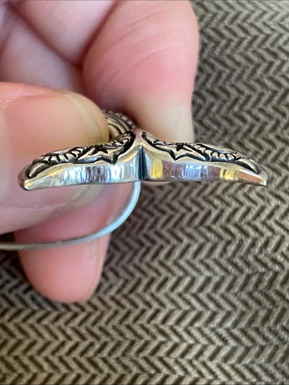 Sterling Silver Mermaid Tail Necklace - Picture 10 of 10